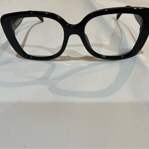 Michael Kors Women's Glossy Black Cat-Eye Glasses